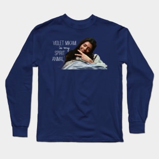 Violet is my Spirit Animal Long Sleeve T-Shirt